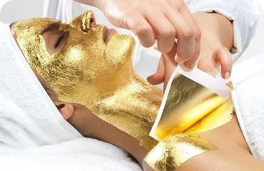 Golden Face Mask