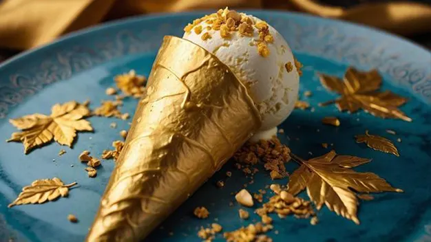 Golden Decorate Icecream